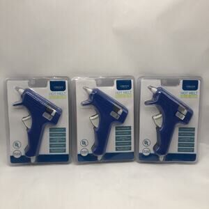 Lot Of 3 Interiors By Design Hot Melt Glue Gun 120V/10W Blue FD1812